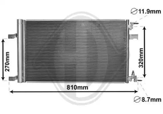 dcc1737 Diederichs Радиатор кондиционера