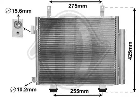 dcc1791 Diederichs Радіатор кондиціонера