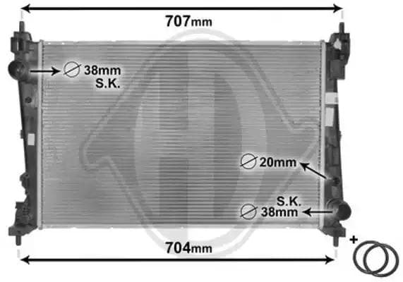 dcm1981 Diederichs Радіатор охолодження двигуна