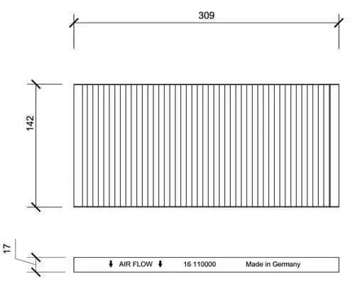 dci0016 Diederichs Фільтр салону