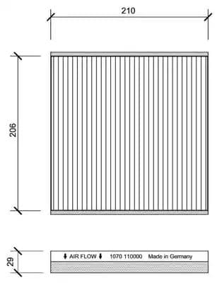 dci1070 Diederichs Фільтр салону