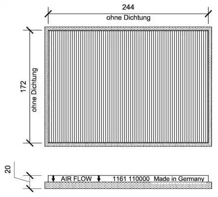 dci1161 Diederichs Фільтр салону