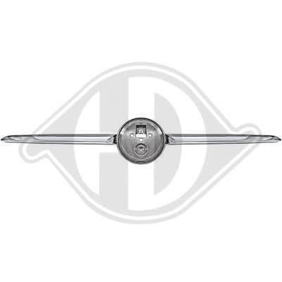 3405140 Diederichs Решетка радиатора для Fiat 500