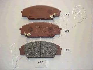 50-04-490 Ashika Тормозные колодки