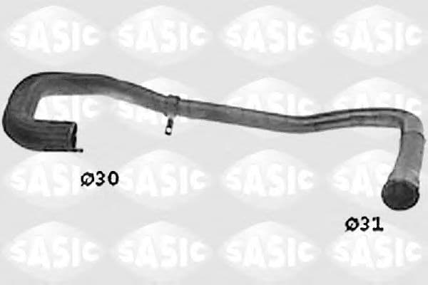 SWH0293 Sasic Патрубок радиатора системы охлаждения двигателя для Citroen Saxo