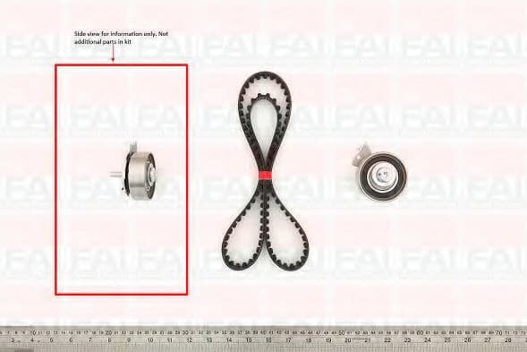 TBK53 Fai Комплект ременя ГРМ