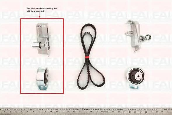 TBK385 Fai Комплект ременя ГРМ