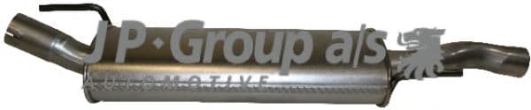 1120604100 JP Group Глушитель выхлопных газов конечный для Volkswagen Golf