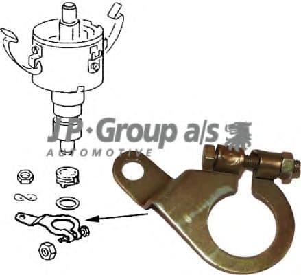 8191150206 JP Group Розподільник запалювання для Volkswagen Kaefer