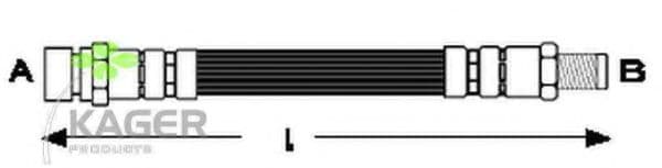 38-0155 Kager Тормозной шланг