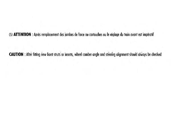 104190 Record France Стійка амортизатора