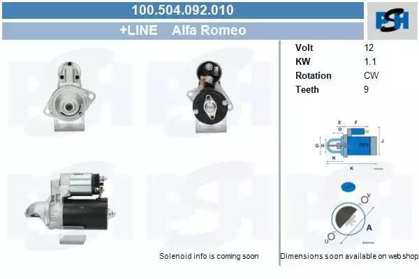 100504092010 CV PSH Стартер