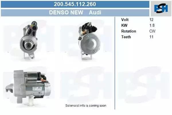 200545112260 CV PSH Стартер