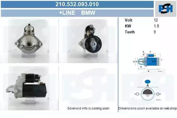 210532093010 CV PSH Стартер