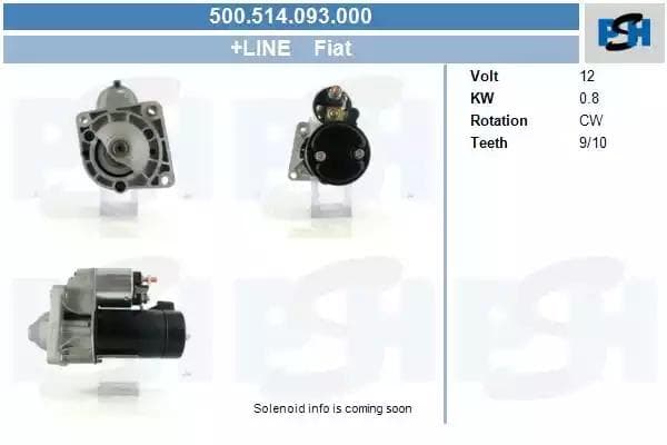 500514093000 CV PSH Стартер