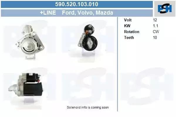 590520103010 CV PSH Стартер