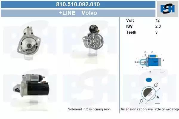 810510092010 CV PSH Стартер