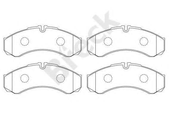 29121 10 703 00 Breck Тормозные колодки