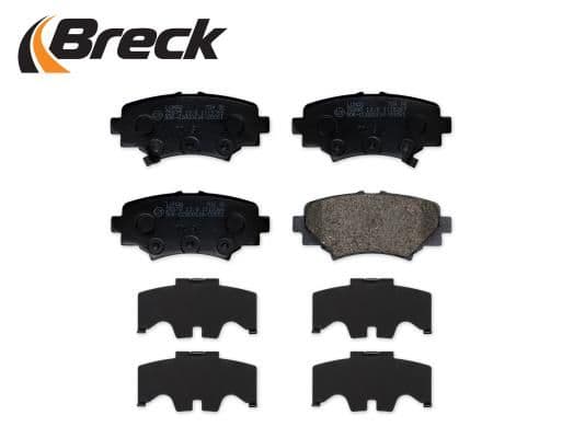 258780070400 Breck Тормозные колодки для Mazda 3