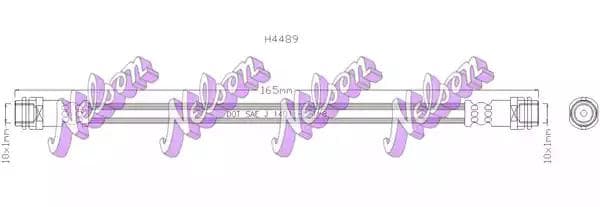 h4489 KAWE Тормозной шланг