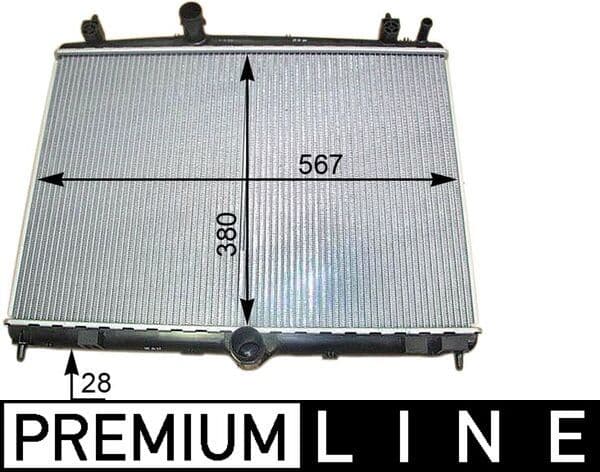 cr2113000p Mahle Радиатор охлаждения двигателя