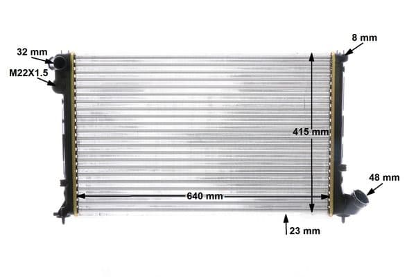 cr593000s Mahle Радиатор охлаждения двигателя