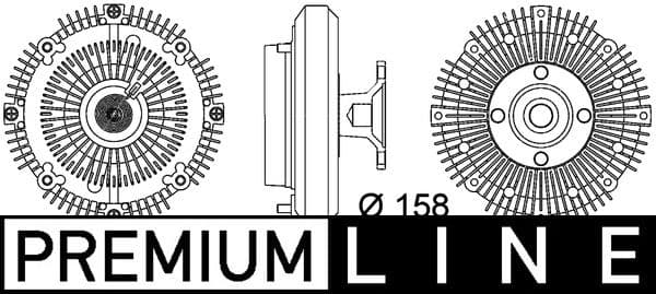 CFC109000P Mahle Віскомуфта вентилятора