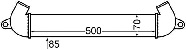 ci342000s Mahle Интеркулер для Fiat Doblo