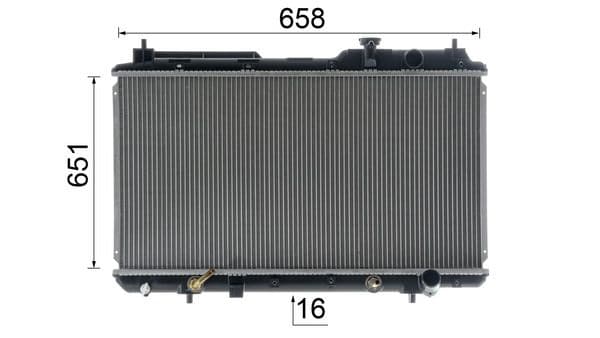 cr740000s Mahle Радиатор охлаждения двигателя для Honda CR-V