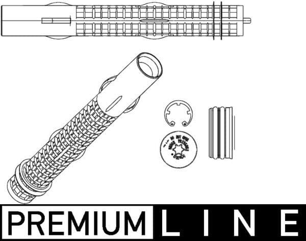 ad287000p Mahle Осушувач кондиціонера