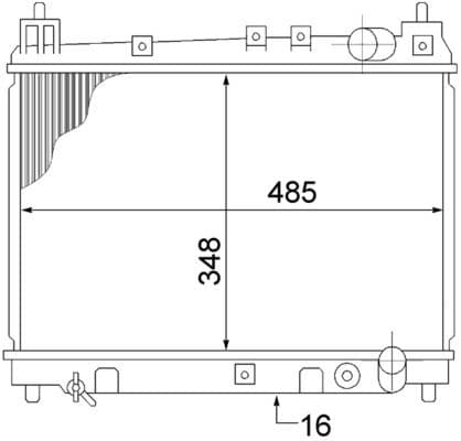 cr1524000s Mahle Радіатор охолодження двигуна