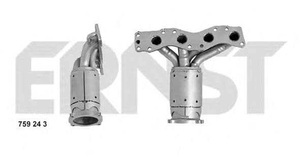 759243 Ernst Каталізатор для Suzuki Swift