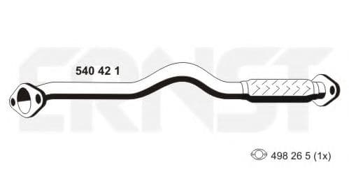 540421 Ernst Приймальна труба