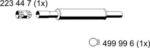 132268 Ernst Середній глушник вихлопних газів