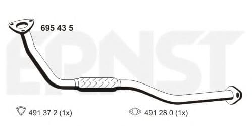 695435 Ernst Приймальна труба