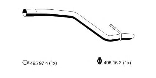 313155 Ernst Приймальна труба