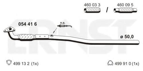 054416 Ernst Приймальна труба
