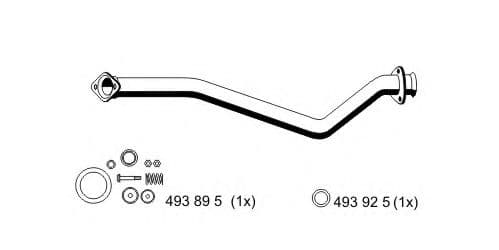 515412 Ernst Приемная труба