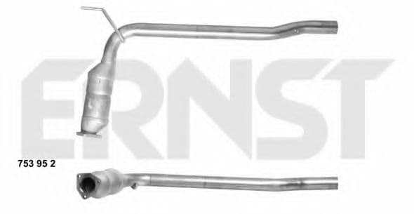 753952 Ernst Каталізатор для Volkswagen Transporter