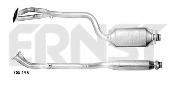 755146 Ernst Каталізатор для BMW Z Series