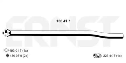 156417 Ernst Приемная труба