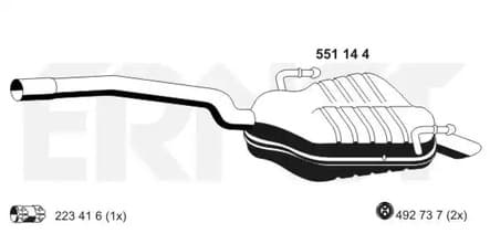 551144 Ernst Глушник вихлопних газів кінцевий