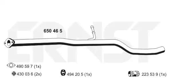650465 Ernst Приймальна труба