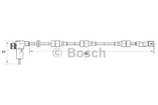 0 265 006 203 Bosch Датчик ABS