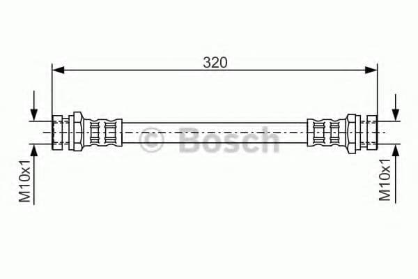 1 987 476 541 Bosch Тормозной шланг