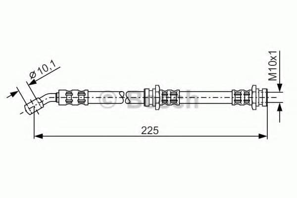 1 987 476 655 Bosch Тормозной шланг для Nissan Micra