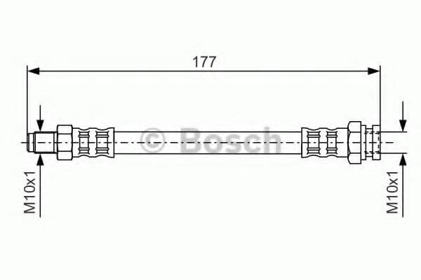 1 987 476 671 Bosch Гальмівний шланг