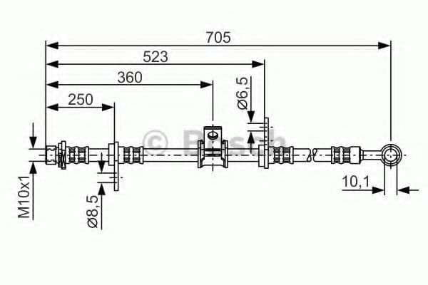 1 987 476 754 Bosch Тормозной шланг