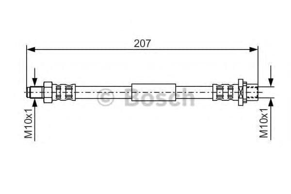 1 987 476 974 Bosch Гальмівний шланг для SAAB 9-5
