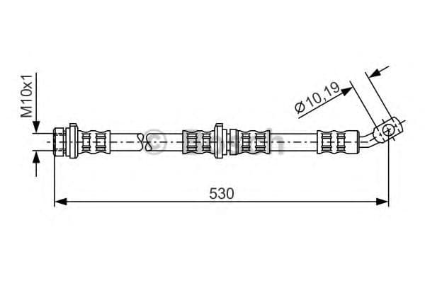 1 987 481 108 Bosch Тормозной шланг для Nissan Serena